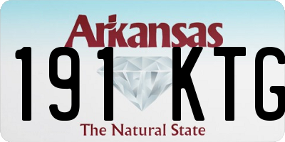 AR license plate 191KTG