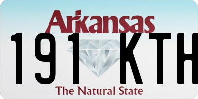 AR license plate 191KTH
