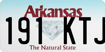 AR license plate 191KTJ