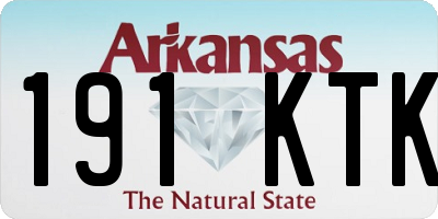 AR license plate 191KTK