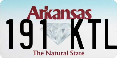 AR license plate 191KTL