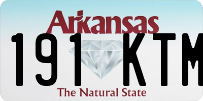 AR license plate 191KTM