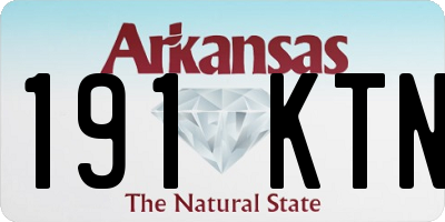 AR license plate 191KTN