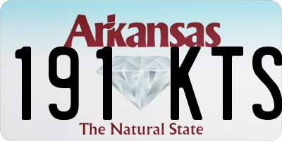 AR license plate 191KTS