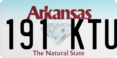 AR license plate 191KTU