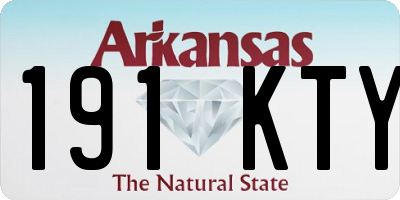 AR license plate 191KTY