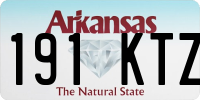 AR license plate 191KTZ