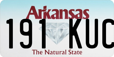 AR license plate 191KUC