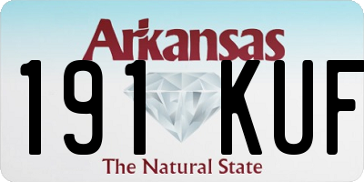 AR license plate 191KUF