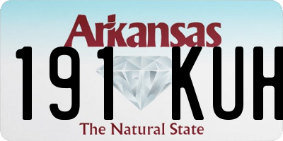 AR license plate 191KUH