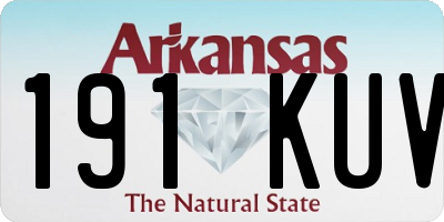 AR license plate 191KUV