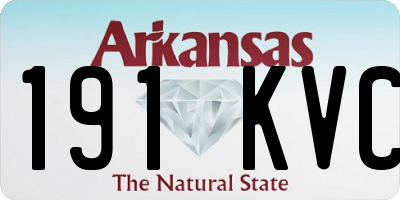 AR license plate 191KVC