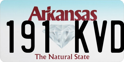 AR license plate 191KVD