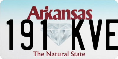 AR license plate 191KVE