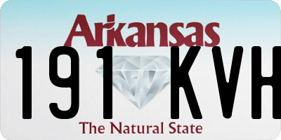 AR license plate 191KVH