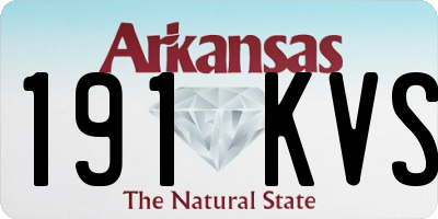 AR license plate 191KVS