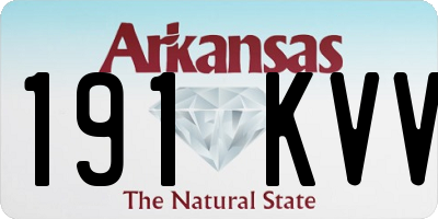AR license plate 191KVV