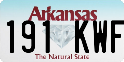 AR license plate 191KWF