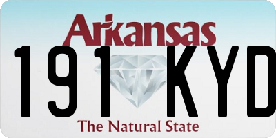 AR license plate 191KYD