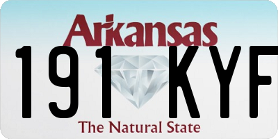 AR license plate 191KYF
