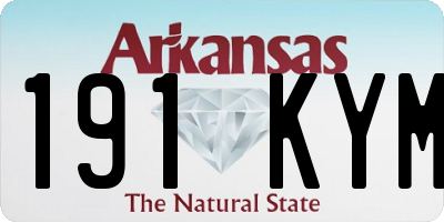 AR license plate 191KYM