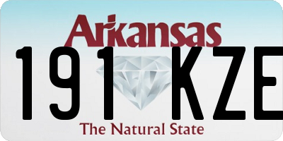 AR license plate 191KZE