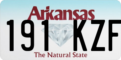 AR license plate 191KZF