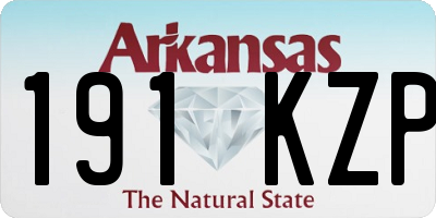 AR license plate 191KZP
