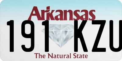 AR license plate 191KZU