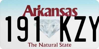 AR license plate 191KZY