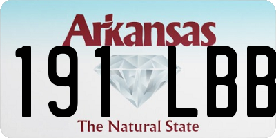 AR license plate 191LBB