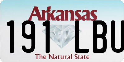 AR license plate 191LBU