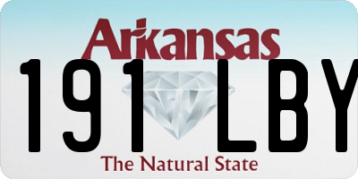 AR license plate 191LBY