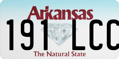 AR license plate 191LCC