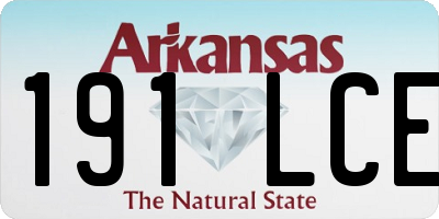 AR license plate 191LCE