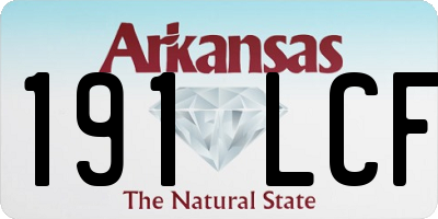 AR license plate 191LCF