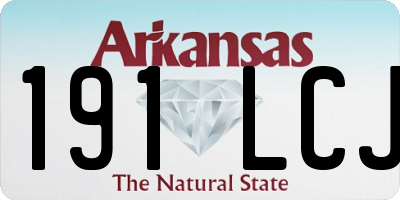 AR license plate 191LCJ