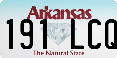 AR license plate 191LCQ