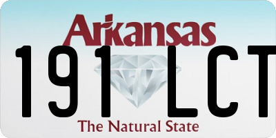 AR license plate 191LCT
