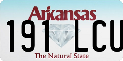 AR license plate 191LCU