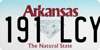 AR license plate 191LCY