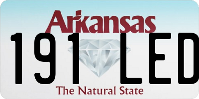 AR license plate 191LED