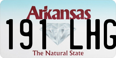 AR license plate 191LHG
