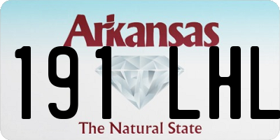 AR license plate 191LHL