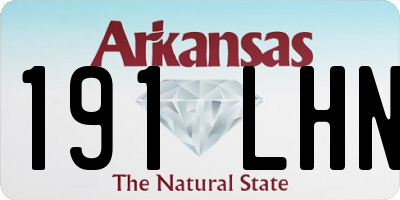 AR license plate 191LHN
