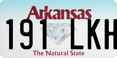 AR license plate 191LKH