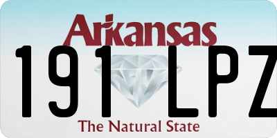 AR license plate 191LPZ
