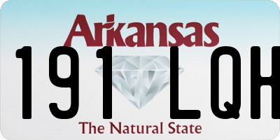 AR license plate 191LQH