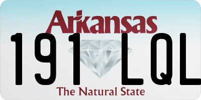 AR license plate 191LQL