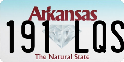 AR license plate 191LQS